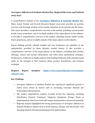 Aerospace Adhesives & Sealants Market