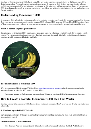 How to Create a Powerful E-commerce SEO Plan That Works