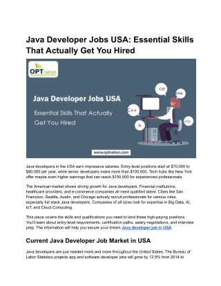 Java Developer Jobs USA_ Essential Skills That Actually Get You Hired