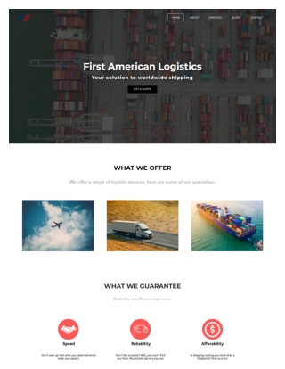 Reliable Sea Freight Shipping with First American Logistics