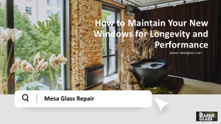 How to Maintain Your New Windows for Longevity and Performance