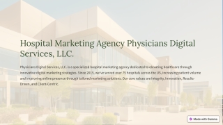 Hospital Marketing Agency Physicians Digital Services, LLC
