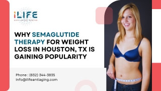 Why Semaglutide Therapy for Weight Loss in Houston, TX Is Gaining Popularity