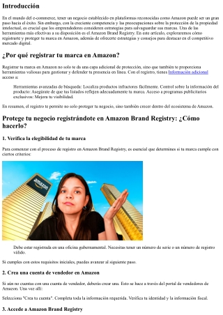 Protege tu negocio registrándote en Amazon Brand Registry: ¿Cómo hacerlo?