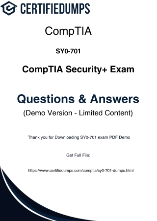 SY0-701 Exam Dumps & Study Tips – Your Ultimate Guide for 2025