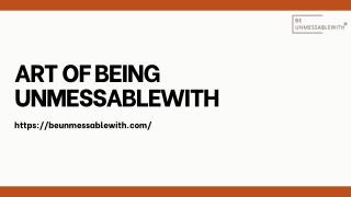 Certified Executive Coach  Art of Being Unmessablewith