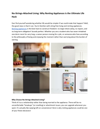No-Strings-Attached Living_ Why Renting Appliances is the Ultimate Life Hack