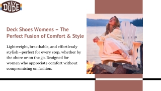 Deck Shoes Womens – The Perfect Fusion of Comfort & Style