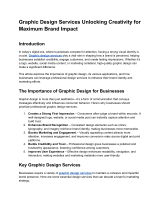 Graphic Design Services - Ultrakey