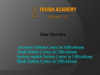 Fluent English at Spoken English Tuition Center Villivakkam