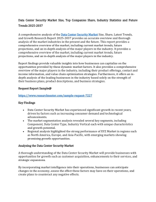 Data Center Security Market