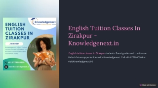 English-Tuition-Classes-In-Zirakpur-Knowledgenextin