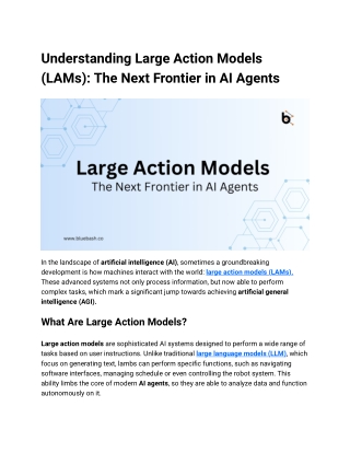Understanding Large Action Models (LAMs)_ The Next Frontier in AI Agents
