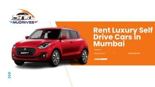 Rent Luxury Self Drive Cars in Mumbai - MU Drives