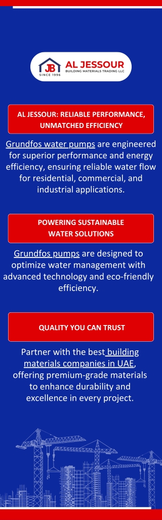 AL JESSOUR RELIABLE PERFORMANCE, UNMATCHED EFFICIENCY