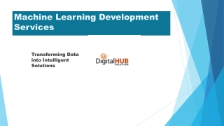 Top Machine Learning Development Services | AI & ML Solutions