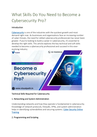Cyber Security Course in India | Cyber Security Classes