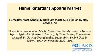 Flame Retardant Apparel Market