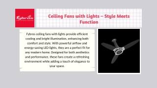 Ceiling Fans with Lights – Style Meets Function