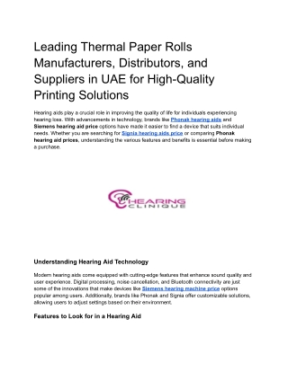 Leading Thermal Paper Rolls Manufacturers, Distributors, and Suppliers in UAE for High-Quality Printing Solutions (1)