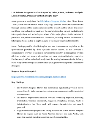 Life Science Reagents Market