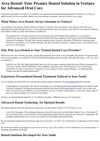Avra Dental