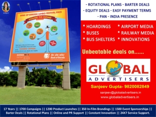 BANK OF BARODA Outdoor Media Advertising