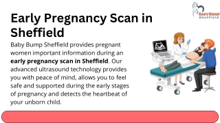 Early Pregnancy Scan in Sheffield