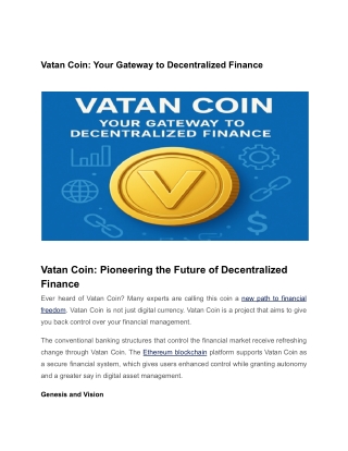Copy of Vatan Coin_ Your Gateway to Decentralized Finance