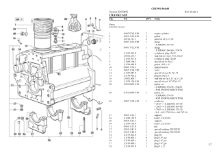 Lamborghini crono 564-60 Tractor Parts Catalogue Manual Instant Download