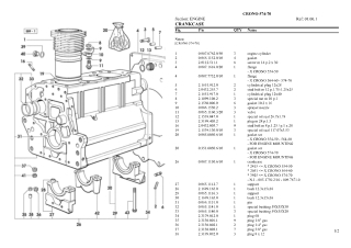 Lamborghini crono 574-70 Tractor Parts Catalogue Manual Instant Download