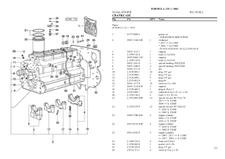 Lamborghini formula 135 Tractor Parts Catalogue Manual Instant Download (SN 3001 and up)