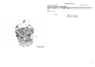 Lamborghini nitro 100 t4i vrt Tractor Parts Catalogue Manual Instant Download