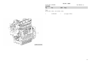 Lamborghini r3.105 Tier 3 Tractor Parts Catalogue Manual Instant Download (SN 20001 and up)