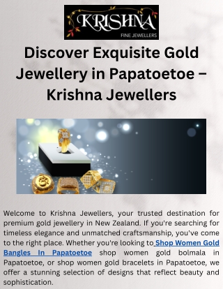Shop Women’s Gold Jewellery in Papatoetoe – Elegant & Timeless Designs