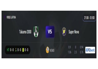 Xem trực tiếp Tukums-2000 vs Super Nova vào lúc 21:00, ngày 31/03/2025