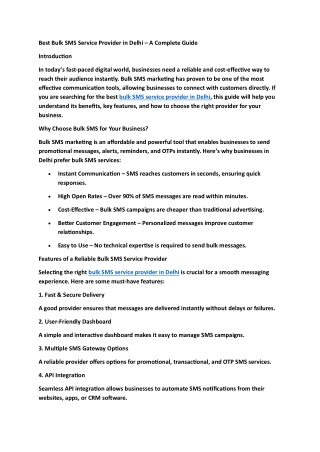 Transactional SMS India – Reliable & Instant Messaging