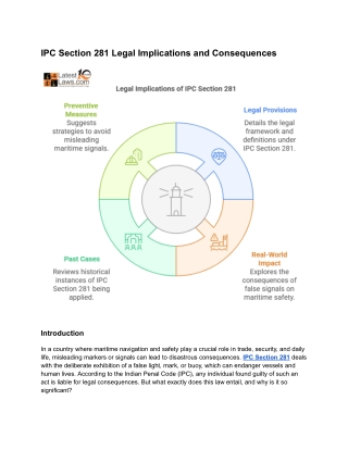 IPC Section 281 Legal Implications and Consequences (1)