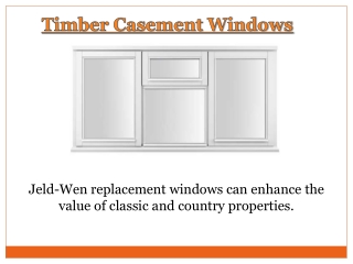 Timber Windows