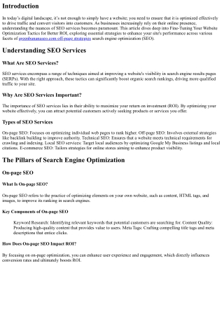 Fine-Tuning Your Website Optimization Tactics for Better ROI