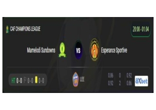 Xem trực tiếp Mamelodi Sundowns vs Esperance Sportive