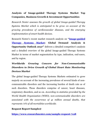 Analysis of Image-guided Therapy Systems Market Top Companies, Business Growth