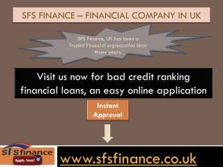 SFS Finance, UK