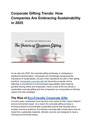 Corporate Gifting Trends_ How Companies Are Embracing Sustainability in 2025
