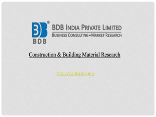 Construction & Building Material Research