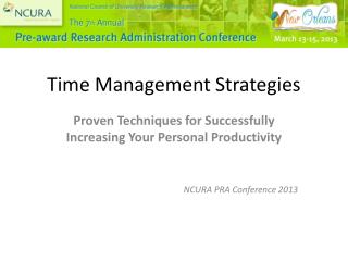Time Management Strategies