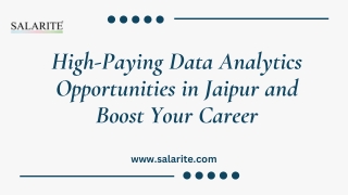 High-Paying Data Analytics Opportunities in Jaipur and Boost Your Career