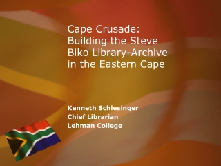 Cape Crusade: Building the Steve Biko Library-Archive in the Eastern Cape