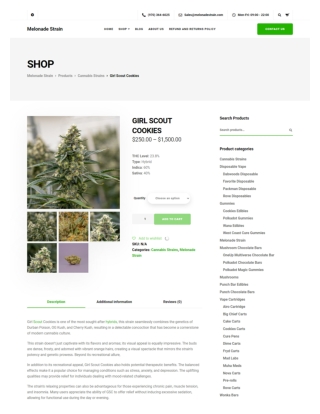 Melonade Strain: Girl Scout Cookies Strain Experience