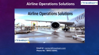 Airline Operations Solutions